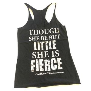 Women’s Shakespeare Quote Muscle Tank